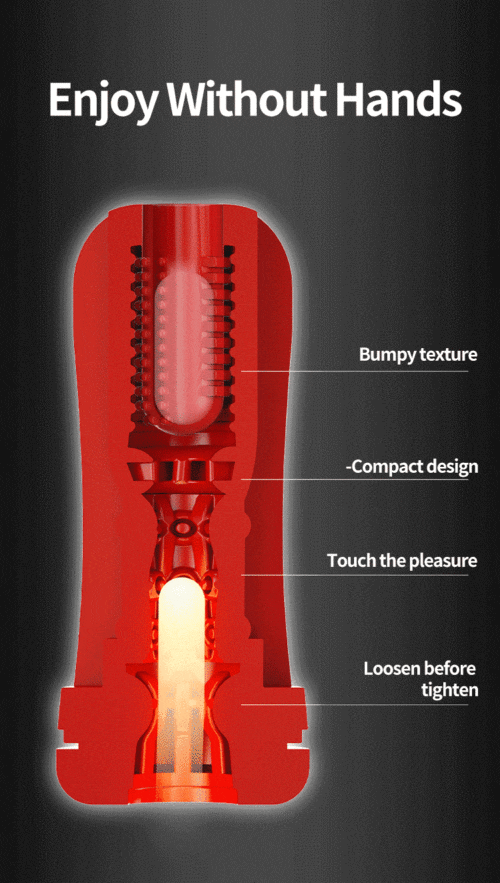 GALAKU Touch In: Vibrating Sucking 360°Mastrubator (Dessert) Adult Luxury