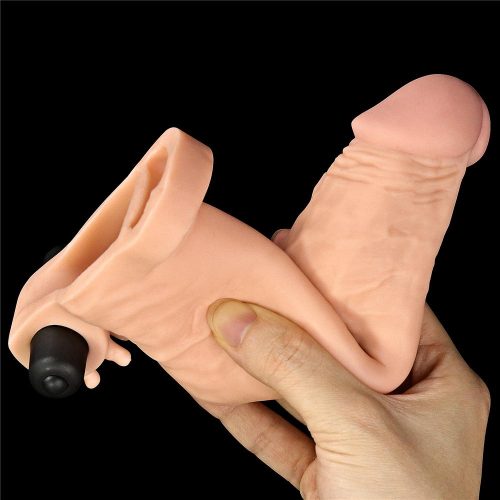 50%" Pleasure X Tender Vibrating Penis Sleeve Adult Luxury