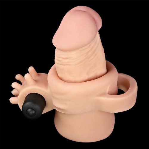 50%" Pleasure X Tender Vibrating Penis Sleeve Adult Luxury