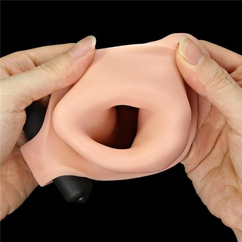 50%" Pleasure X Tender Vibrating Penis Sleeve Adult Luxury