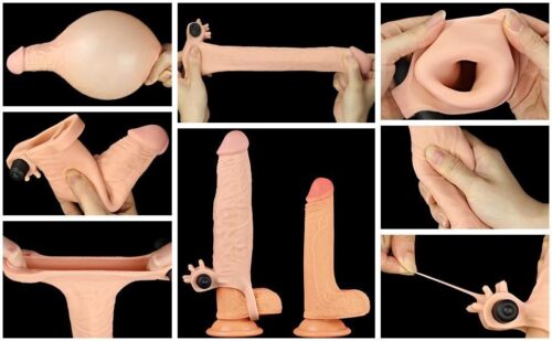 50%" Pleasure X Tender Vibrating Penis Sleeve Adult Luxury