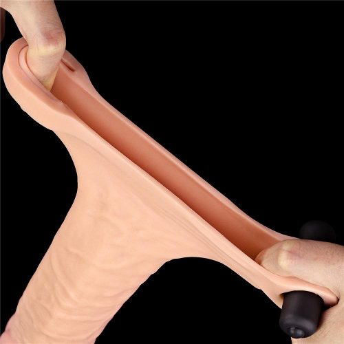 50%" Pleasure X Tender Vibrating Penis Sleeve Adult Luxury