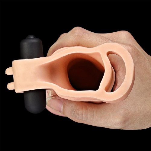 50%" Pleasure X Tender Vibrating Penis Sleeve Adult Luxury