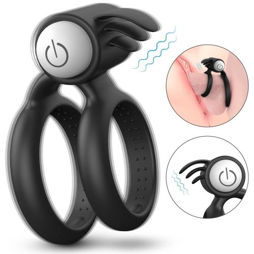 Aim to Please Double Vibrating Cock Ring Adult Luxury