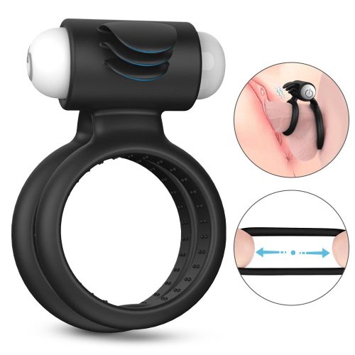 Aim to Please Double Vibrating Cock Ring Adult Luxury