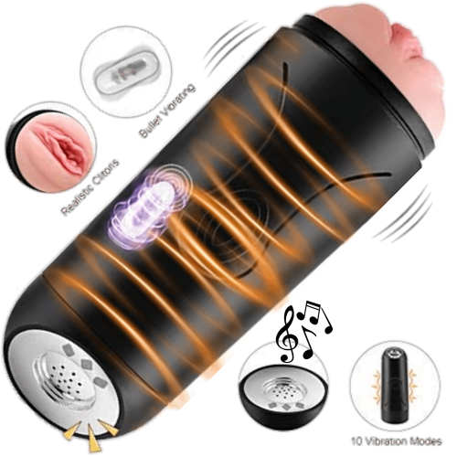 Automatic Vacuum, Vibrating & Voice Masturbator For Men Adult Luxury