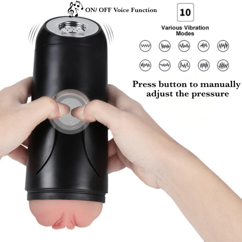 Automatic Vacuum, Vibrating & Voice Masturbator For Men Adult Luxury