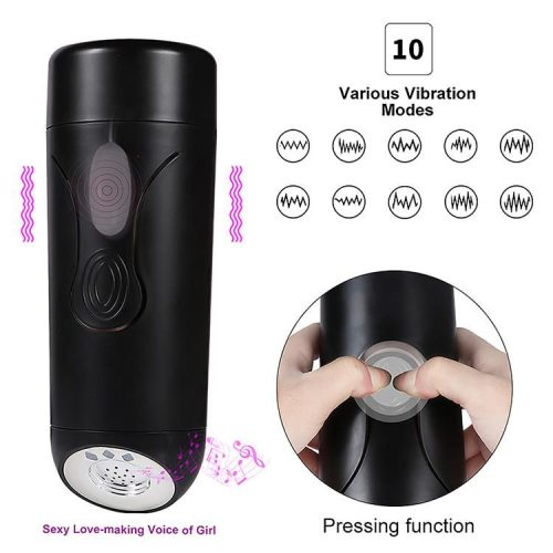 Automatic Vacuum, Vibrating & Voice Masturbator For Men Adult Luxury