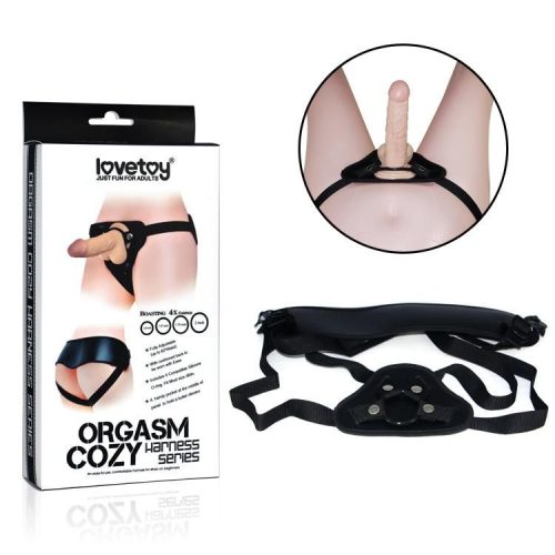 Black Orgasm Cozy Harness Adult Luxury