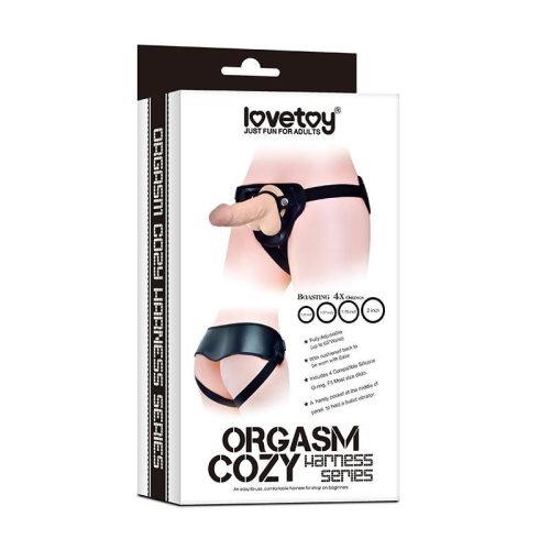 Black Orgasm Cozy Harness Adult Luxury