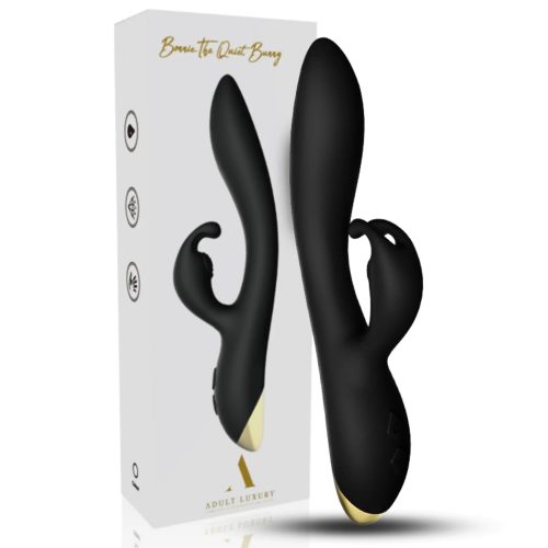 Bonnie® The Quiet Bunny (Black) Vibrator Adult Luxury