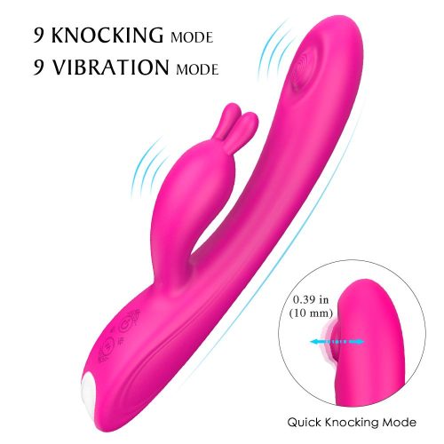 Candy Knocking G-spot Rabbit Vibrator Adult Luxury