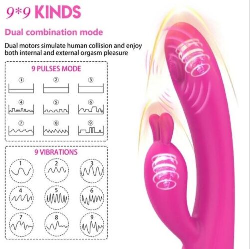 Candy Knocking G-spot Rabbit Vibrator Adult Luxury