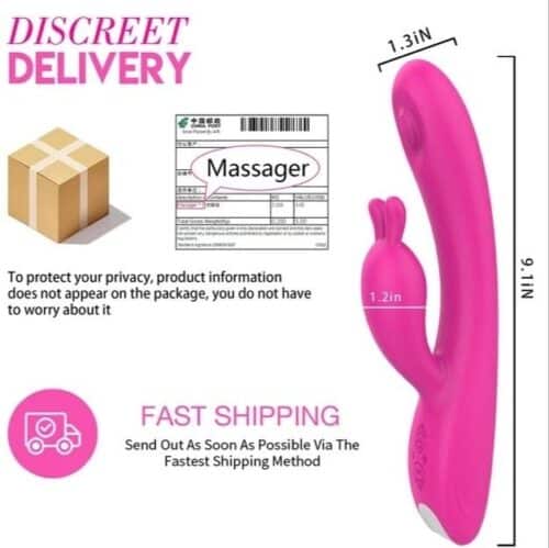 Candy Knocking G-spot Rabbit Vibrator Adult Luxury