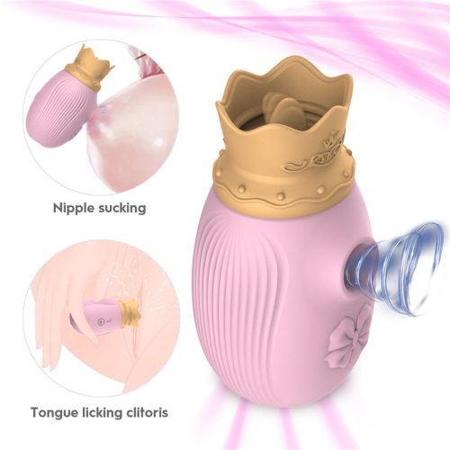 Crown Sucking Tongue Licker Clit Vibrator Adult Luxury