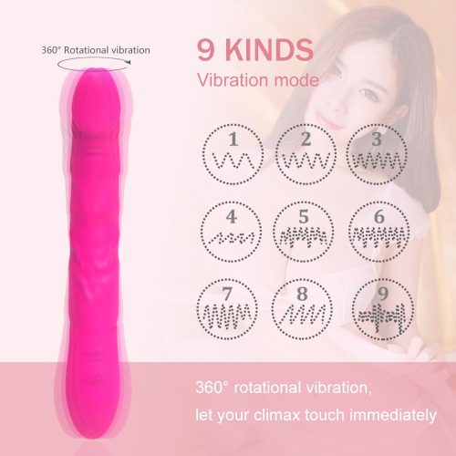 360° Rotating Double Sided Dildo (Pink) Adult Luxury