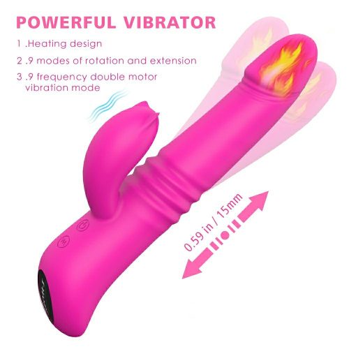 Exotic Heat Master  heated Vibrator  Adult Luxury