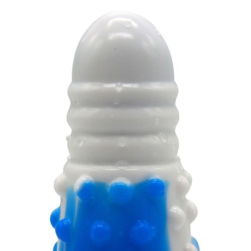 FAAK SILICONE DILDO (Blue and White) Adult Luxury