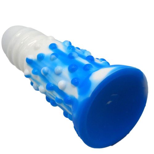 FAAK SILICONE DILDO (Blue and White) Adult Luxury