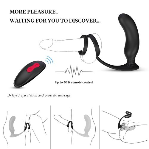 Fantasy 3 in 1 Remote Control Prostate Massager Adult Luxury