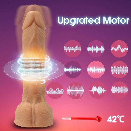 Fantasy Heating Swinging & Thrusting Remote Vibrating Dildo Adult Luxury