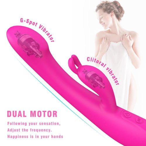 LED Luxury Rabbit Vibrator (Pink) Adult Luxury