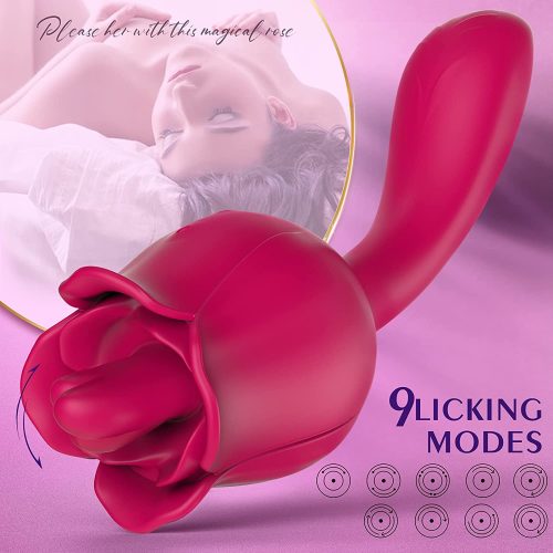 La Rose Pro 3 Licking and Sucking Vibrator Adult Luxury