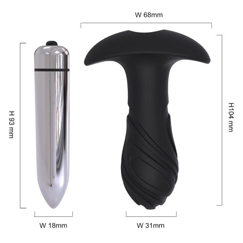 Magic Vibrating Butt Plug Adult Luxury