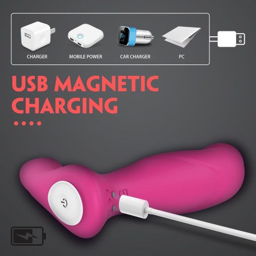 Magnetic Dual Bliss ( Unisex)(Pink) Vibrator and Prostrate Massager Vibrator Adult Luxury