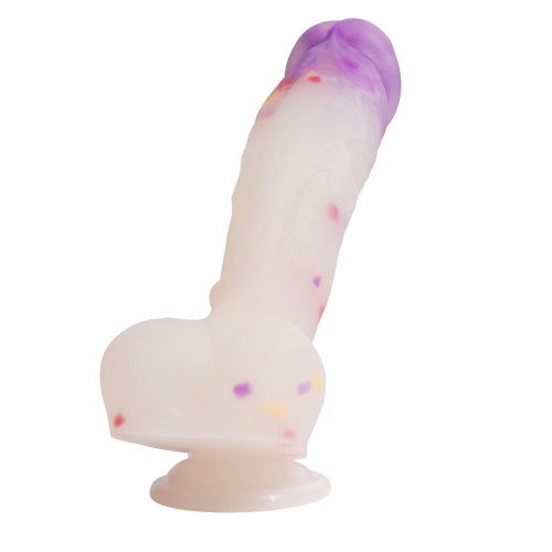 Mighty Magic Purple Dildo (19.5cm x 3.8cm) Adult Luxury