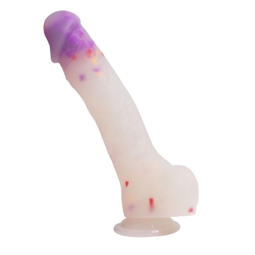 Mighty Magic Purple Dildo (19.5cm x 3.8cm) Adult Luxury