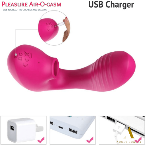 Pleasure Air-O-gasm Sucking Pulsing Vibrator Sex Toy For women Adult Luxury