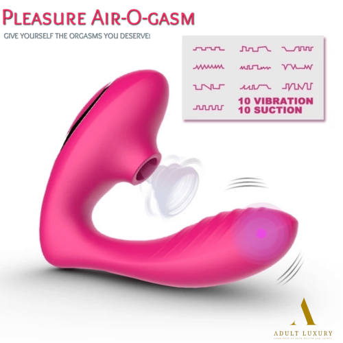 Pleasure Air-O-gasm Sucking Pulsing Vibrator Sex Toy For women Adult Luxury