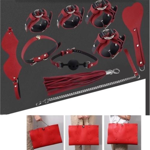 Premium Leather Bondage Set Adult Luxury