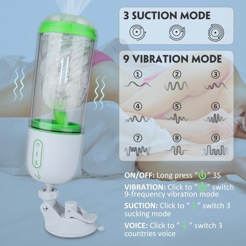 AUTOMAX VACUUM PRO Masturbator & Penis Enlarger (White) Adult Luxury