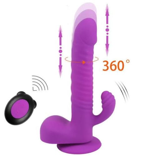 Premium RotatingThrusting Vibrating  Dildo Adult Luxury