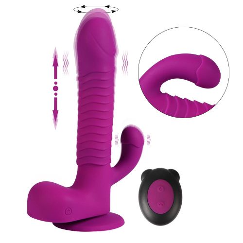 Premium RotatingThrusting Vibrating  Dildo Adult Luxury