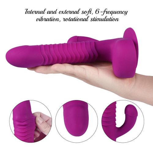 Premium RotatingThrusting Vibrating  Dildo Adult Luxury