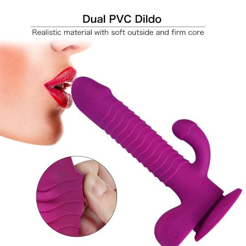 Premium RotatingThrusting Vibrating  Dildo Adult Luxury