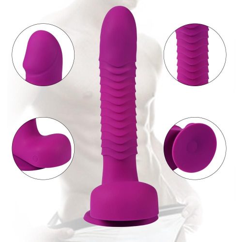 Premium RotatingThrusting Vibrating  Dildo Adult Luxury