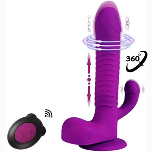 Premium Rotating Thrusting Vibrating Dildo Adult Luxury