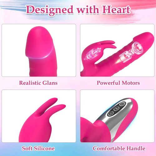 Destiny Thrusting Vibrating Rabbit Vibrator Adult Luxury