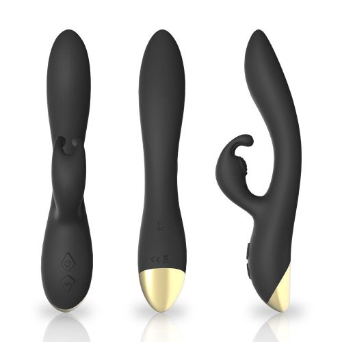 Bonnie® The Quiet Bunny (Black) Vibrator Adult Luxury