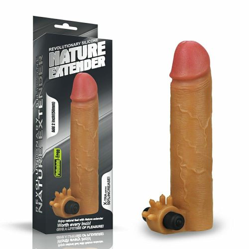 Real Feel Penis Sleeve from Germany (Brown) Adult Luxury