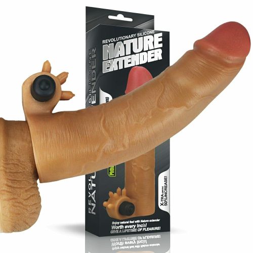 Real Feel Penis Sleeve from Germany (Brown) Adult Luxury