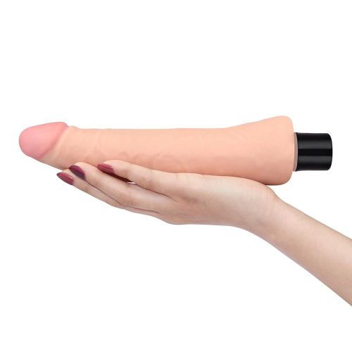 Real Feel Vibrating Dildo (22.8cmx 3.8cm) Adult Luxury