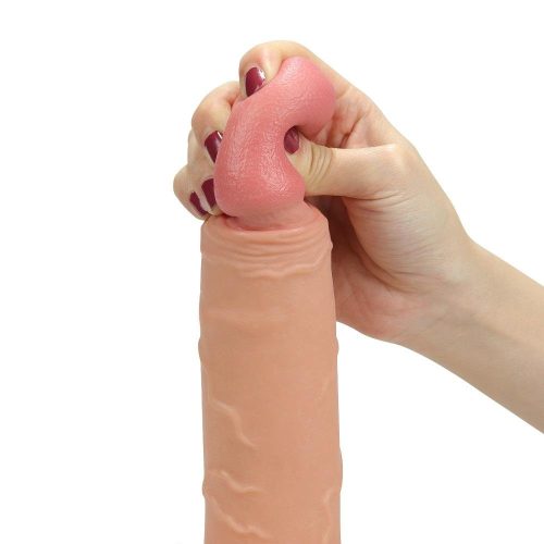 Realistic Penis Extender Hollow Sleeve Dildo 8.5''  Adult Luxury