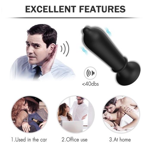 Rocket Bullet Vibrating Butt Plug Adult Luxury