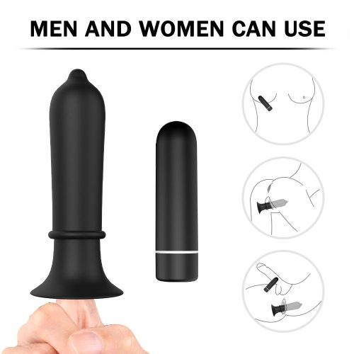 Rocket Bullet Vibrating Butt Plug Adult Luxury