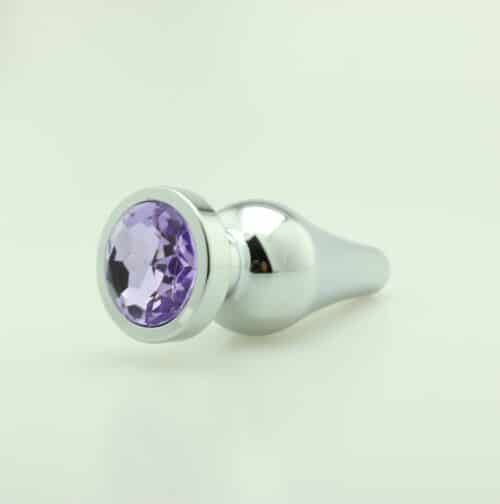 Royal Silver Butt Plug ( Medium Size) Adult Luxury